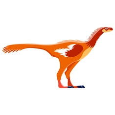Zephyrosaurus Dinosaur Transparent Sticker